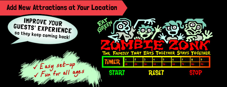 Add games to your maze! More fun = Increased revenue